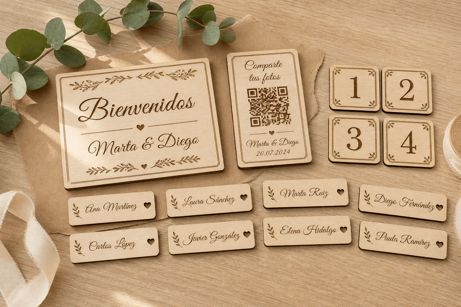 Pack decoración de boda